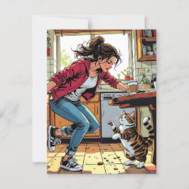 Wenn du mich brauchst, ruf mich an! | Der sonnige Postkarte