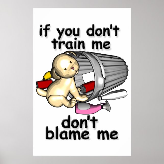 Wenn du mich nicht trainierst, dann lass es mir ni poster (Vorne)