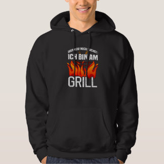 Wenn du mich sucht ich bin am Grill Hoodie