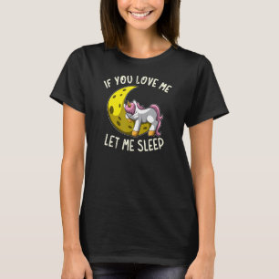 Wenn du mir Liebe Lasse, schlafend Einhornmond zu T-Shirt