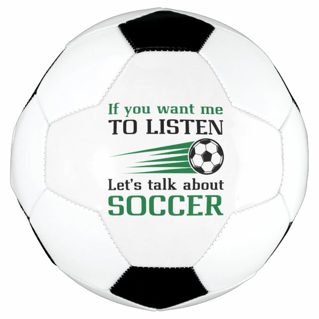 Wenn du mir Will, mir Lassen, was über Fußball zu  (Vorderseite)