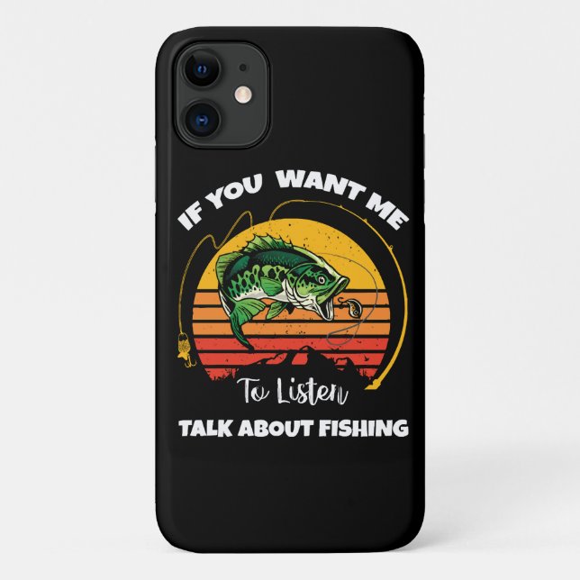 Wenn du mir Will, über das Fischen zu reden Case-Mate iPhone Hülle (Rückseite)