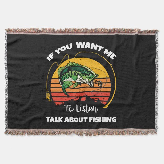 Wenn du mir Will, über das Fischen zu reden Decke (Vorderseite)