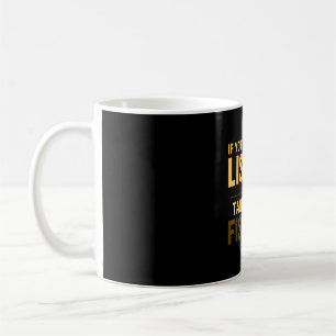 Wenn du möchtest, dass ich über Angeln spreche Kaffeetasse