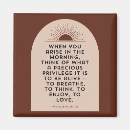 Wenn du morgens aufstehst. Börsenangebot Magnet