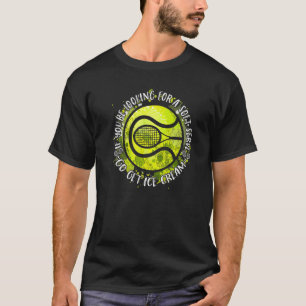 Wenn du nach einem Tennisspieler mit Soft-Serve su T-Shirt