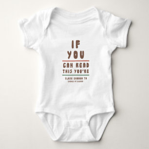 Wenn du nah genug bist baby strampler