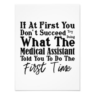 Wenn du nicht erfolgreich bist, versuche es zu tun fotodruck