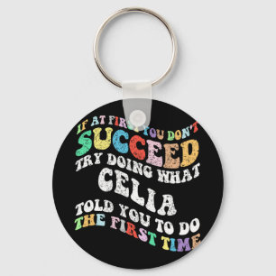 Wenn du nicht erfolgreich bist, versuche zu versuc schlüsselanhänger