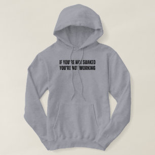 Wenn du nicht total durchnässt bist, ist Angeln lu Hoodie