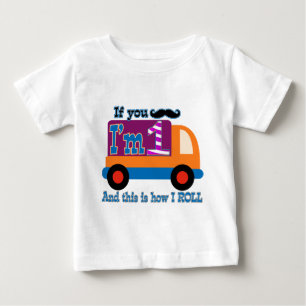 Wenn du Schnurrbart bin ich eins und so bin ich Ro Baby T-shirt