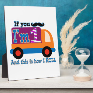 Wenn du Schnurrbart bin ich eins und so bin ich Ro Fotoplatte