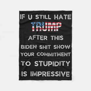 Wenn du Trump nach dieser Biden-Show immer noch ha Fleecedecke