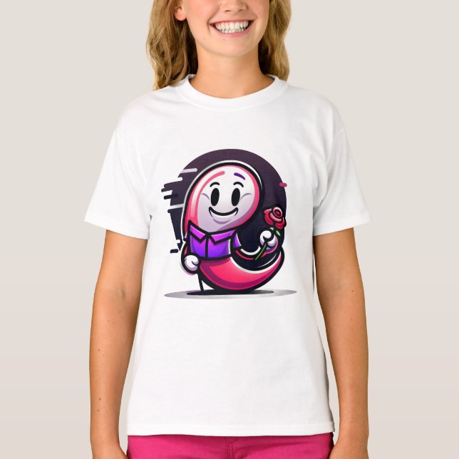 "Wenn du versuchst, glatt zu sein". T-Shirt (Vorderseite)