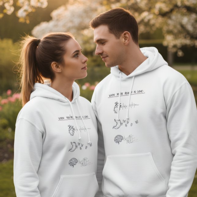 Wenn du wirklich verliebt bist hoodie (Von Creator hochgeladen)