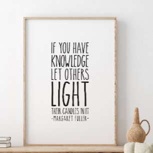 Wenn du Wissen hast, das andere lasse, Margaret Fu Poster