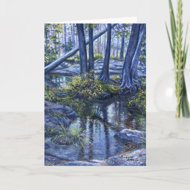 "Wenn ein Baum fällt.." Karte (Vorderseite)