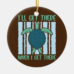 Wenn eine Schildkröte ihre Muschel verliert, ist s Keramik Ornament