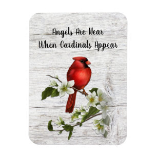 Wenn Engel in der Nähe sind, tauchen Kardinäle auf Magnet