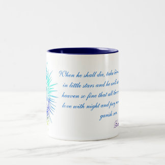Wenn er soll, die zweifarbige tasse