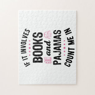 Wenn es Bücher und Pajamas Buch Lover Bookwo beinh Puzzle