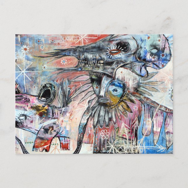 Wenn es ein echter Wunsch ist, wird es Wirklichkei Postkarte (Vorderseite)