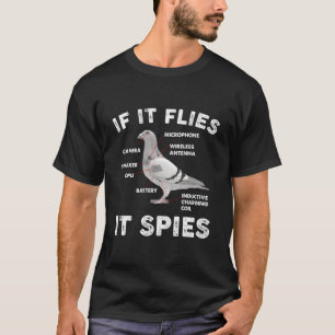 Wenn es fliegt, gibt es keine Spies-Tauben-Anatomi T-Shirt