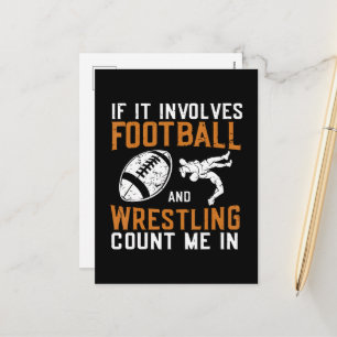 Wenn es Fußball und Wrestling beinhaltet, zähl mic Feiertagspostkarte