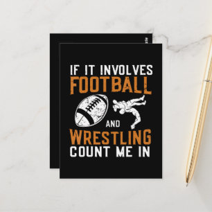 Wenn es Fußball und Wrestling beinhaltet, zähl mic Postkarte
