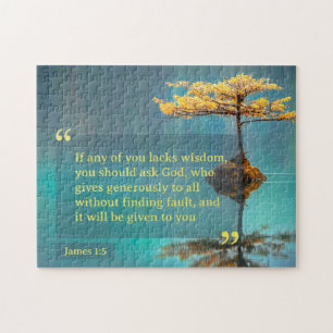 Wenn es jemandem von Ihnen an Weisheit fehlt, soll Puzzle