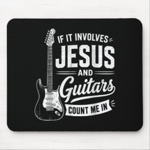 Wenn es Jesus und Gitarren einschließt, dann zählt Mousepad