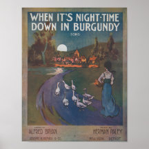 Wenn es Nacht ist in Burgund