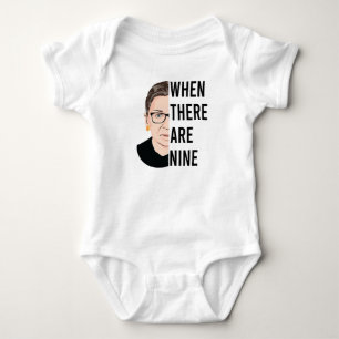 Wenn es neun gibt - RGB, Ruth Bader Ginsburg Baby Strampler