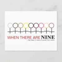 Wenn es neun Richter Ginsburg RBG Zitat