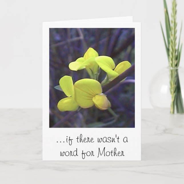 …, wenn es nicht ein Wort für Mutter gab Karte (Vorderseite)