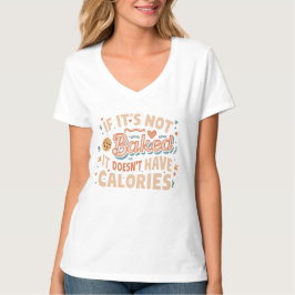 Wenn es nicht gebacken ist" Funny Diet Spaß Shirt