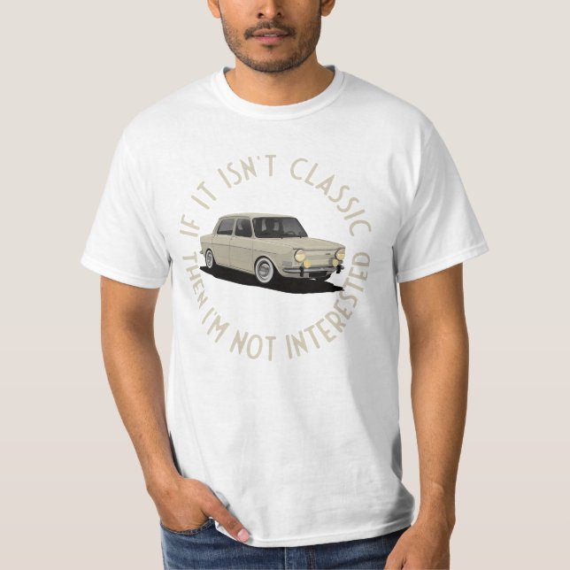 Wenn es nicht klassisch ist - Simca 1000 T-Shirt (Vorderseite)