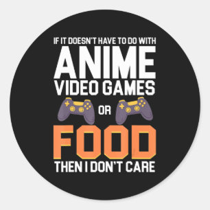 Wenn es nicht mit Anime-Videospielen oder Spielen Runder Aufkleber
