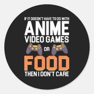 Wenn es nicht mit Anime-Videospielen oder Spielen Runder Aufkleber