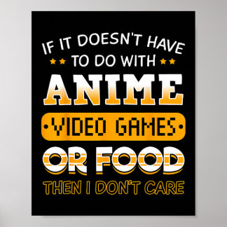 Wenn es nichts mit Anime Videospiel oder zu tun ha Poster