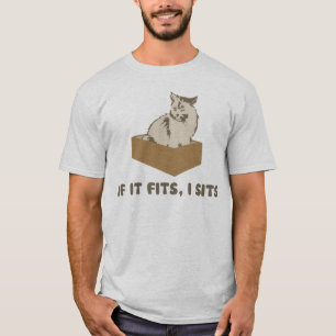 Wenn es passt, sitze ich Katze T-Shirt