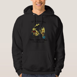 Wenn es Pferde Sättel und Stiefel umfasst, zählen Hoodie