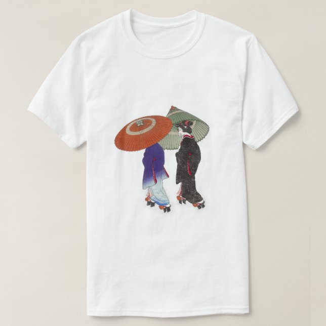 Wenn es regnet, gießt es T-Shirt (Design vorne)