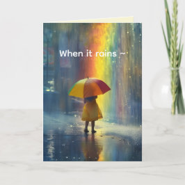 WENN ES REGNET - GUTE KARTE BEKOMMEN
