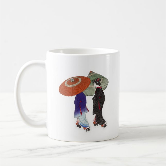 Wenn es regnet, schüttet es kaffeetasse (Links)