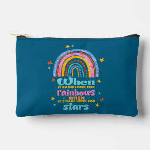 Wenn es regnet, suchen Sie nach Regenbogen Zubehörtasche