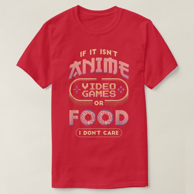 Wenn es sich nicht um Videospiele oder Essen hande T-Shirt (Design vorne)