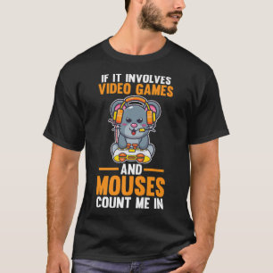 Wenn es sich um Videospiele und Mouse Premium hand T-Shirt