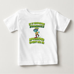 Wenn es sich um Zombies handelt und eine Apokalyps Baby T-shirt