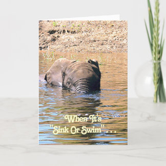 WENN ES SINK ODER SCHWIMMEN/ELEFANTES SCHWIMMEN ÜB KARTE